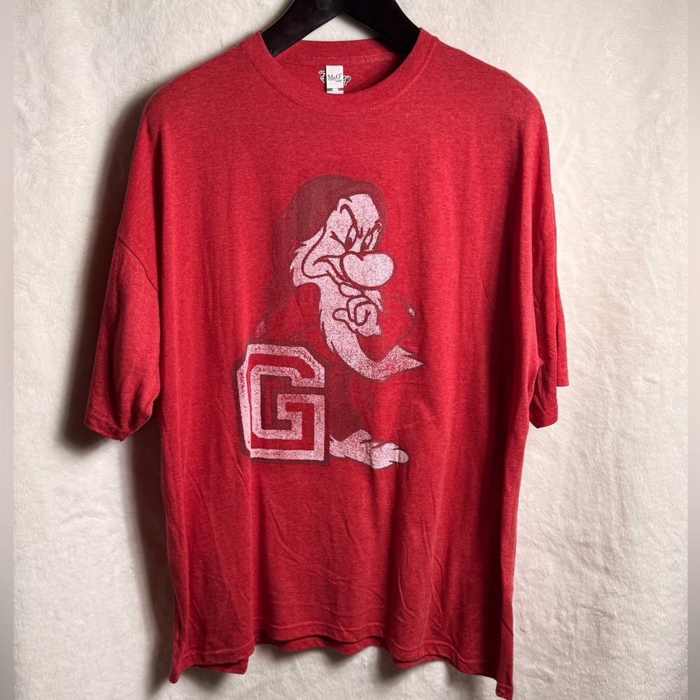 Disney ‘Grumpy’ Red Short Sleeve T-Shirt